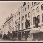 Ansichtskarte Aachen NRW NS-Zeit Reichsfahnen Hakenkreuz Strassenansicht 1938