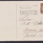 Eisenach Thüringen Deutsches Reich Ansichtskarte Postsache Vermeidet