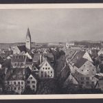 Ansichtskarte Ortsansicht b. München Fliegeraufnahme Feldpost n. Nieder Ramstadt