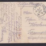 Ansichtskarte Landau Rheinland Pfalz Paradeplatz Denkmal Feldpost n.Braunschweig