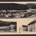 Ansichtskarte Ellingshausen Hessen Kr. Homberg Gast u. Logierhaus Zum Pommer