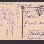 Ansichtskarte Dixmude Diksmuide Belgien Fluss Canal d Handzame Brücke Feldpost