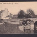 Ansichtskarte Dixmude Diksmuide Belgien Fluss Canal d Handzame Brücke Feldpost