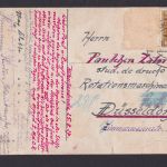 Ansichtskarte Ausstellung der Lösnitz Ortschaften Scherzkarte Humor Mann m. 5