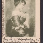 Ansichtskarte Künstlerkarte Ackermann Kunstverlag München Nr. 33 Junge Dame