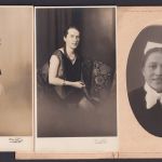 Ansichtskarte 3 Porträtfotos von Fotograf A. Knauf Worms am Rhein