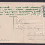 Jugendstil Ansichtskarte Künstlerkarte Schmuckkarte Prägekarte Goldauflage