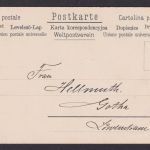 Ansichtskarte Künstlerkarte Sign. Blumenbouquet Flieder Duftkarte Neujahrsgruß