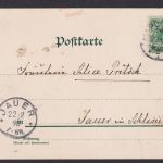 Ansichtskarte Duftkarte Künstlerkarte Blumengrüße mit Blumenduft Spruch ab Posen