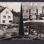 Ansichtskarte Arienheller b. Rheinbrohl Rheinland Pfalz Gastronomie Gasthaus u.