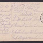 Jugendstil Ansichtskarte Künstlerkarte Schmuckkarte Goldauflage Spruch Feldpost