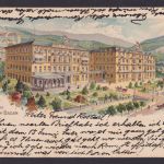 Ansichtskarte Baden Baden Baden Württemberg Gastronomie Hotel Europe Künsteler