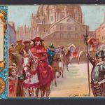 Ansichtskarte Künstlerkarte Vatikan Papa Leo VIII Ehemaliger Papst Prozzesion