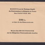 Ansichtskarte Sammlung Lot Religion Kirche Glaube Madonna aus der Theologen