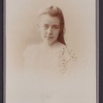 Original Fotoplatte Porträt Junge Damen Foto Gustav A. Abel i. Fa. Wunder Sohn