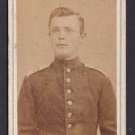 Original Fotoplatte Porträt Soldat Foto Georg Brinker Bremen