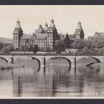 Aschafenburg Bayern Deutsches Reich Ansichtskarte Postasache Rechtzeitig