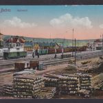 Ansichtskarte Bebra Hessen Bahnhof Feldpost 14.08.1916