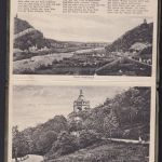 Ansichtskarten Porta Westfalica NRW Lot Sammlung Leporello 9 Karten Verlag