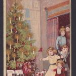 Weihnachten Ansichtskarte Künstlerkarte Weihnachtsgruß Kinder Spielzeug