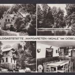 Ansichtskarte Döbeln Sachsen Gastronomie Waldgaststätte Margareten Mühle