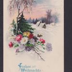 Ansichtskarte Künstlerkarte Weihnachtsgruß ab Breitendorf Sachsen
