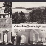 Ansichtskarte Dambeck Kratzeburg Mecklenburg Vorpommern Lehrerheim Innen Außen