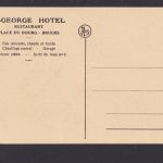 Ansichtskarte Bruges Brügge Belgien Gastronomie Hotel St. Georges