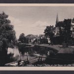 Ansichtskarte Treptow Pommern Deutsche Ostgebiete Trzebiatow Polen Rega Fluss