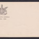 Deutsches Reich Privatganzsache Regierungsjubiläum des Königreichs