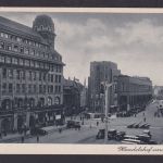 Ansichtskarte Essen NRW Handelshof Börse Oldtimer