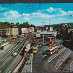 Ansichtskarte Wuppertal Oberbarmen Berliner Platz Busbahnhof