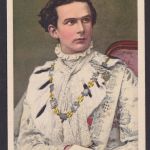 Ansichtskarte Ludwig II König von Bayern als Georgenritter Kunst u. Verlags