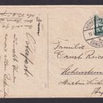 Ansichtskarte Ostern ab Hohenstein Ernstthal Sachen 19.04.1935 Deutsches Reich