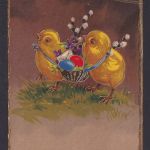 Ansichtskarte Ostern ab Hohenstein Ernstthal Sachen 19.04.1935 Deutsches Reich