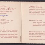 Ansichtskarte Klappkarte Altenbruch Niedersachsen Nordseebad Gastronomie Hotel
