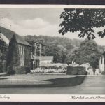 Ansichtskarte Bad Driburg NRW Kurplatz Park n. Hamburg 06.05.1955