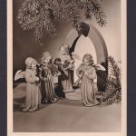 Ansichtskarte Weihnachten Engel Musik n. Prenzlau Brandenburg