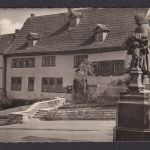 Ansichtskarte Eisenach Thüringen Bachhaus Bachdenkmal n. Arnstadt Thüringen