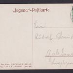 Ansichtskarte Erotik Künstlerkarte ab Dresden Sachsen n. Gablonz a. d.Neiße