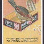Künstler Ansichtskarte Reklame Werbung Persil Henkel Waschmittel Henkel KG