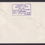 Flugpost Air Mail Brief Boing 707 Air France Lima Peru 25.6.1960