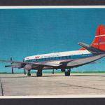Flugpost Air Mail tolle und selt. Flugkarte TAA Super Viscount Jetliner