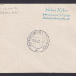 Flugpost Air Mail Brief Lufthansa Boeing 707 Erstflug New York USA Frankfurt