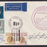 Polarpost Antarktis Flugpost Brief Artic USAF ICE SKATE Nordpol Drift Station