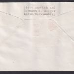 Flugpost Brief Air Mail Lufthansa Porto Alegre Brasilien Hamburg Flughafen