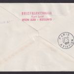 Flugpost Brief Air Mail Austrian Airlines Österreich Viererblock Trachten Paris