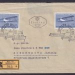 Flugpost R Brief Air Mail Österreich LUPOSTA Briefmarken Ausstellung MEF 1085