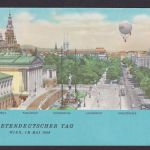 Ballonpost Sudeten Flugpost Brief Air Mail Sudetendeutscher Tag Wien auf sehr