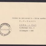 Flugpost Brief Air Mail Belgien Sabena Caravelle Brüssel Athen Griechenland